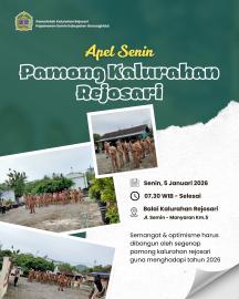 Apel Pamong Kalurahan Rejosari, Senin, 5 Januari 2026